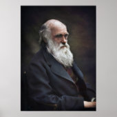 Charles Darwin 1878 Colorized Poster (Vorne)