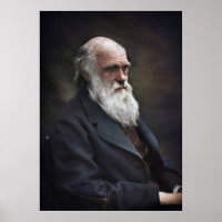 Charles Darwin 1878 Colorized