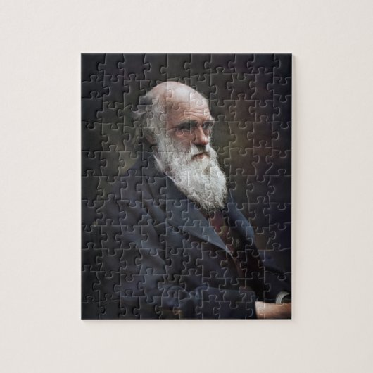 Charles Darwin 1878 Colorized Puzzle (Vertikal)