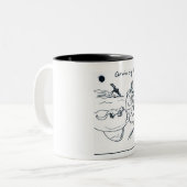 Charles Darwin 1 Zweifarbige Tasse (Vorderseite Links)