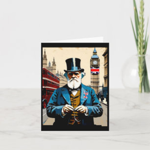 Charles Darwin 2 Sticker Karte
