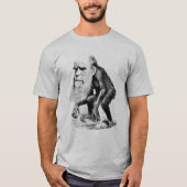 Charles Darwin als Affe T-Shirt (Vorderseite)