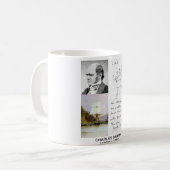 Charles Darwin (Beagle Phylogenetics Darwin HMS) Kaffeetasse (Vorderseite Links)