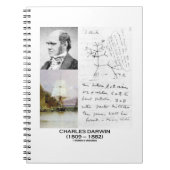 Charles Darwin (Darwin HMS Beagle Phylogenetics) Notizblock (Vorderseite)