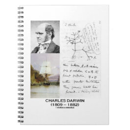 Charles Darwin (Darwin HMS Beagle Phylogenetics) Notizblock
