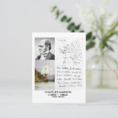 Charles Darwin (Darwin HMS Beagle Phylogenetics) Postkarte (Stehend Vorderseite)