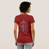 Charles Darwin "Evolution Tour" T-Shirt (W Dunkel) (Schwarz voll)