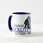 Charles Darwin "Evolutions-Ausflug" (Tasse/Stein) Tasse (Vorderseite Links)