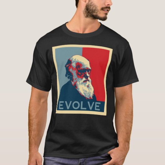 Charles Darwin Evolve Evolution Essential T - Shir T-Shirt (Vorderseite)