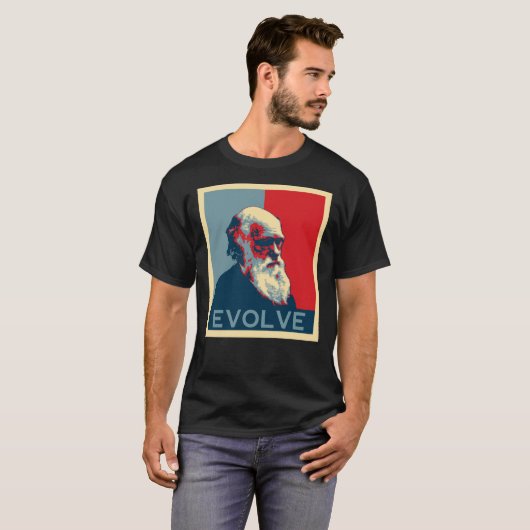 Charles Darwin Evolve Evolution Essential T - Shir T-Shirt (Vorne ganz)