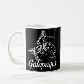 Charles Darwin Galapagos Islands Sea Turtle Kaffeetasse (Links)