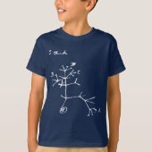 Charles Darwin - I Think (weiß) T-Shirt (Vorderseite)