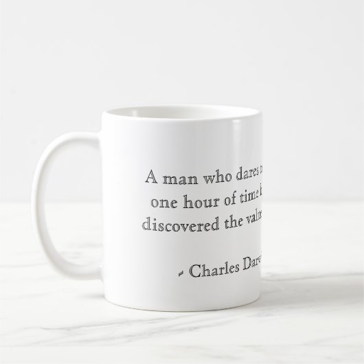 Charles Darwin Kaffeetasse (Links)