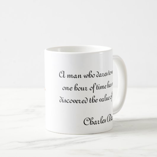 Charles Darwin Kaffeetasse (VorderseiteRechts)