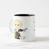 Charles Darwin Kaffeetasse (Vorderseite Links)