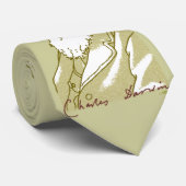 Charles Darwin, Krawatte (Gerollt)