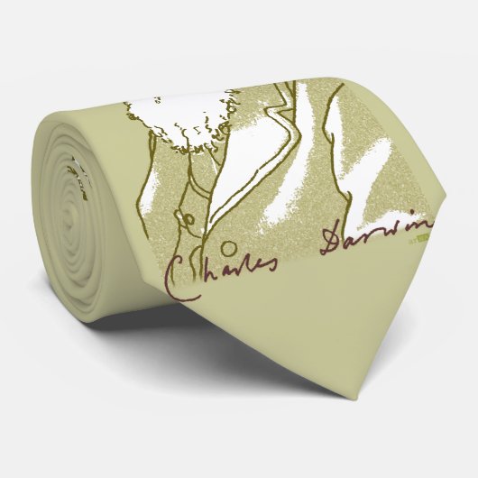 Charles Darwin, Krawatte (Gerollt)