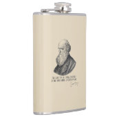 Charles Darwin: Liebe für lebende Kreaturen Flachmann (Rechts)