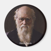 Charles Darwin Magnet (Vorne)