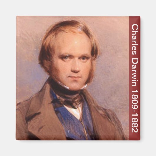 Charles Darwin Magnet (Vorne)