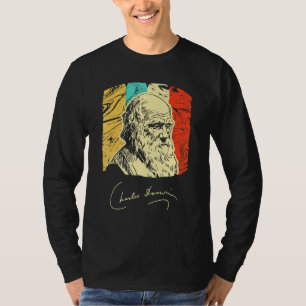 Charles Darwin Naturalist Biologe Scientist Retr T-Shirt