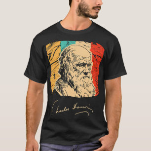 Charles Darwin Naturalist Biologe Scientist Retr T-Shirt