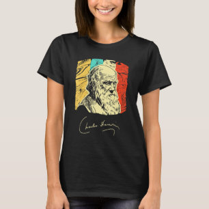Charles Darwin Naturalist Biologe Scientist Retr T-Shirt