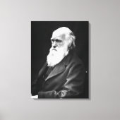 Charles Darwin Portrait Leinwanddruck (Vorderseite)