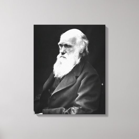 Charles Darwin Portrait Leinwanddruck (Vorderseite)