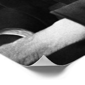 Charles Darwin Portrait Poster (Ecke)