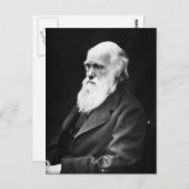 Charles Darwin Portrait Postkarte (Vorne/Hinten)