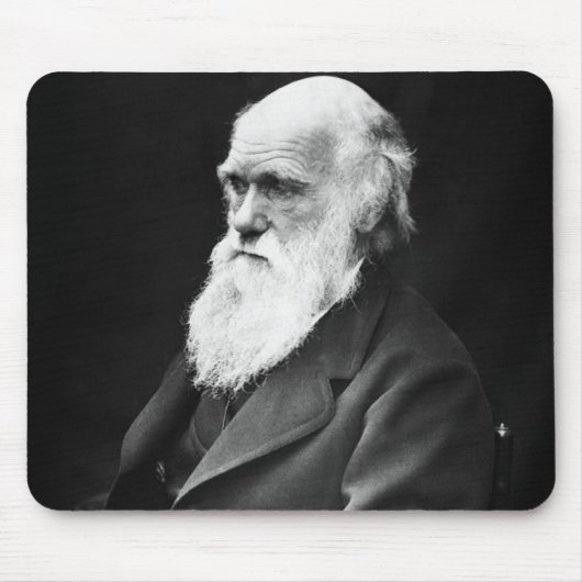 Charles Darwin Porträt Mousepad (Vorne)