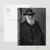 Charles Darwin Postcard Postkarte (Vorne/Hinten)