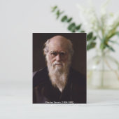 Charles Darwin Postcard Postkarte (Stehend Vorderseite)