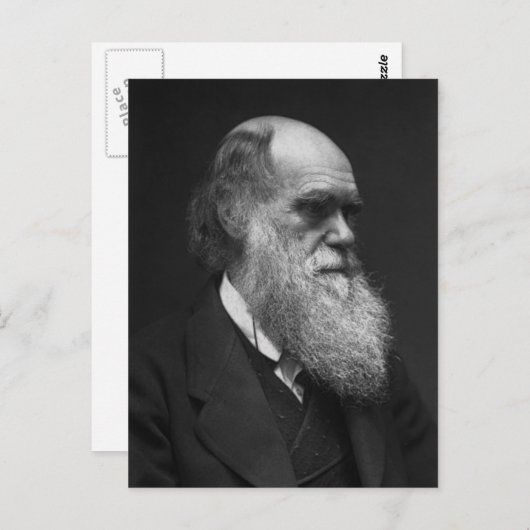 Charles Darwin Postcard Postkarte (Vorne/Hinten)