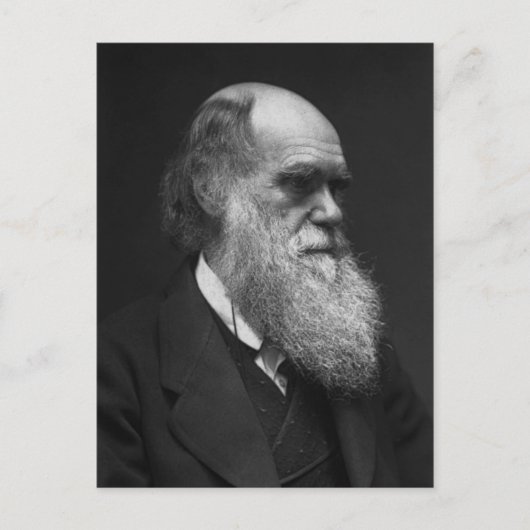Charles Darwin Postcard Postkarte (Vorderseite)