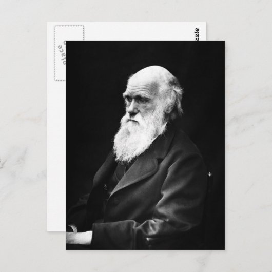 Charles Darwin Postcard Postkarte (Vorne/Hinten)