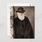 Charles Darwin Postcard Postkarte (Vorne/Hinten)