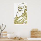 Charles Darwin, Poster (Küche)