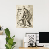 Charles Darwin Poster (Heimbüro)