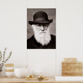 Charles Darwin Poster (Küche)