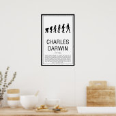 Charles Darwin Poster (Küche)