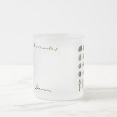 Charles Darwin Rankenfußkrebs-Tasse Mattglastasse (Mittel)