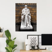 Charles Darwin Statue Poster (Heimbüro)