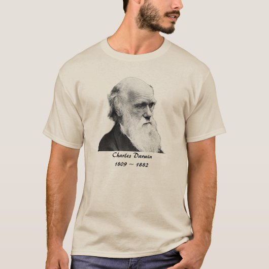 Charles Darwin T-Shirt (Vorderseite)