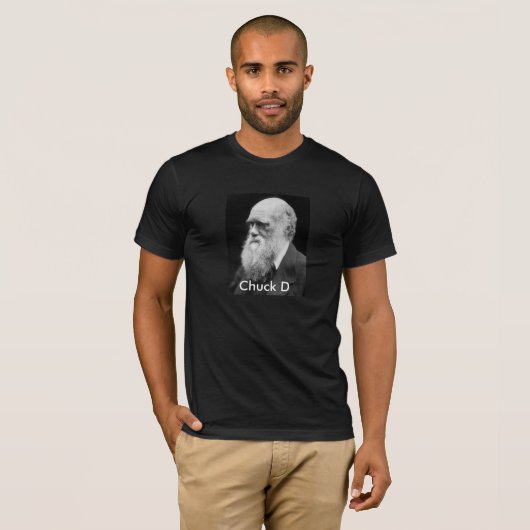 Charles Darwin - T - Shirt der Klemmen-D (Vorne ganz)