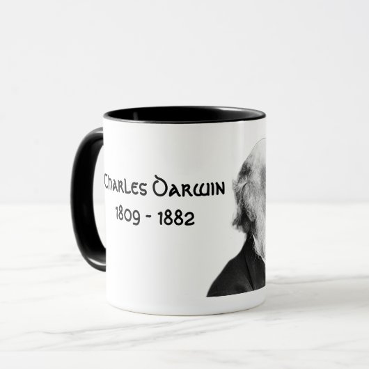 Charles Darwin Tasse (Vorderseite Links)