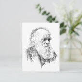 Charles Darwin, The Origin of Species 1872 Postkarte (Stehend Vorderseite)