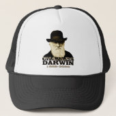 Charles Darwin Truckerkappe (Vorderseite)