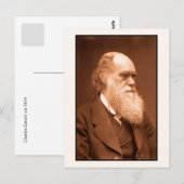 Charles Darwin um 1874 Postkarte (Vorne/Hinten)